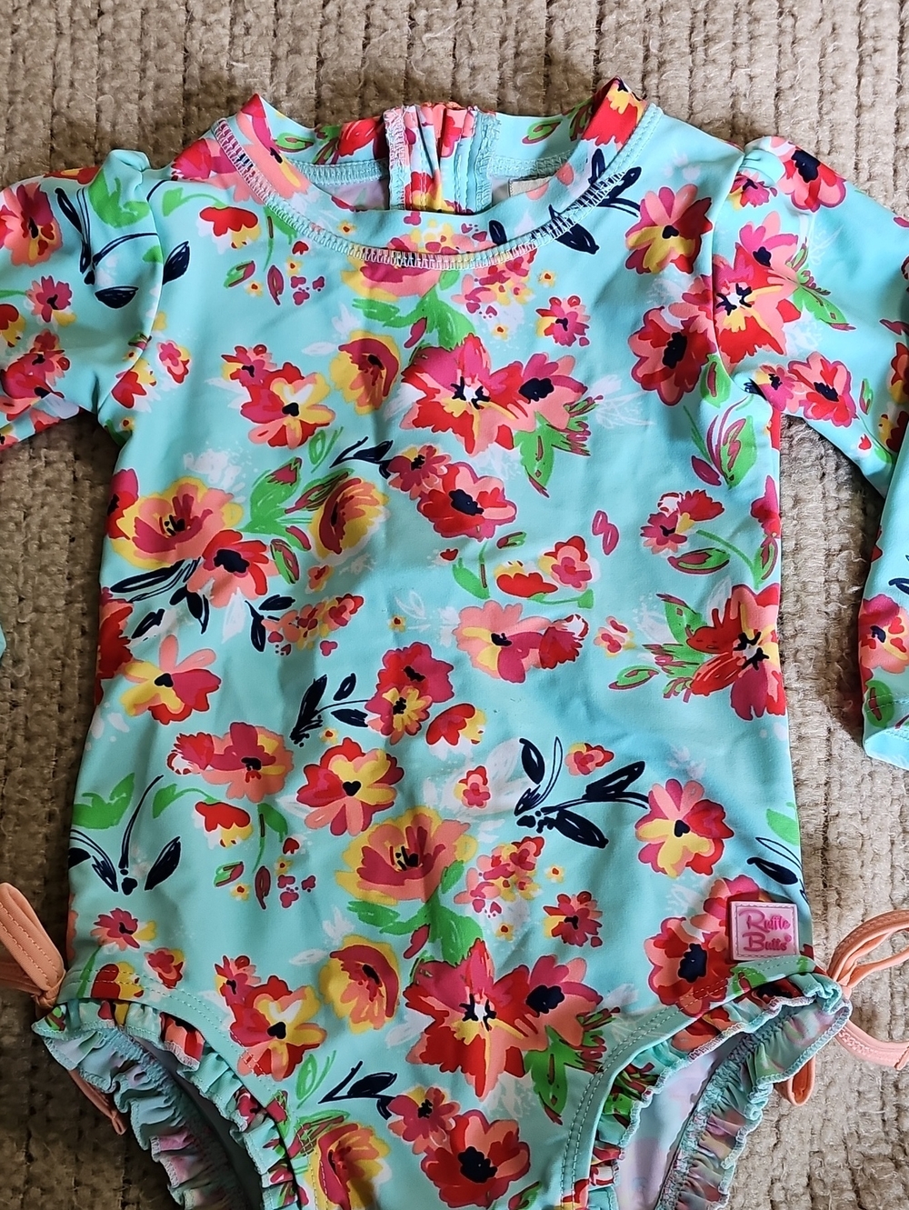Ruffle Butts Floral Swimsuit